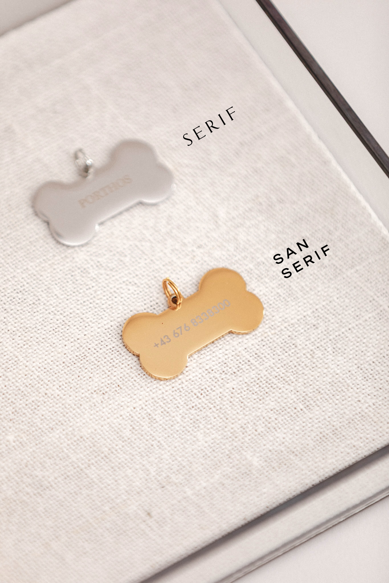 Dog Tag Font Options