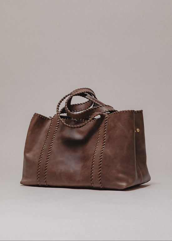 Pintu Solsticio Dog Shopper Chocolate Back