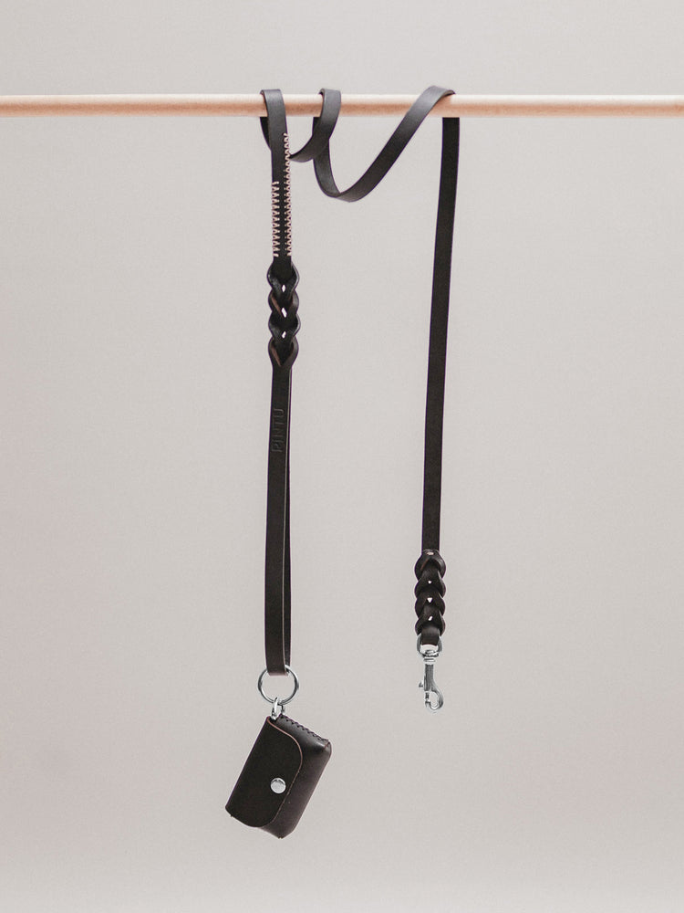 Pintu Lumas Leash - Black/Taupe - Stainless Steel