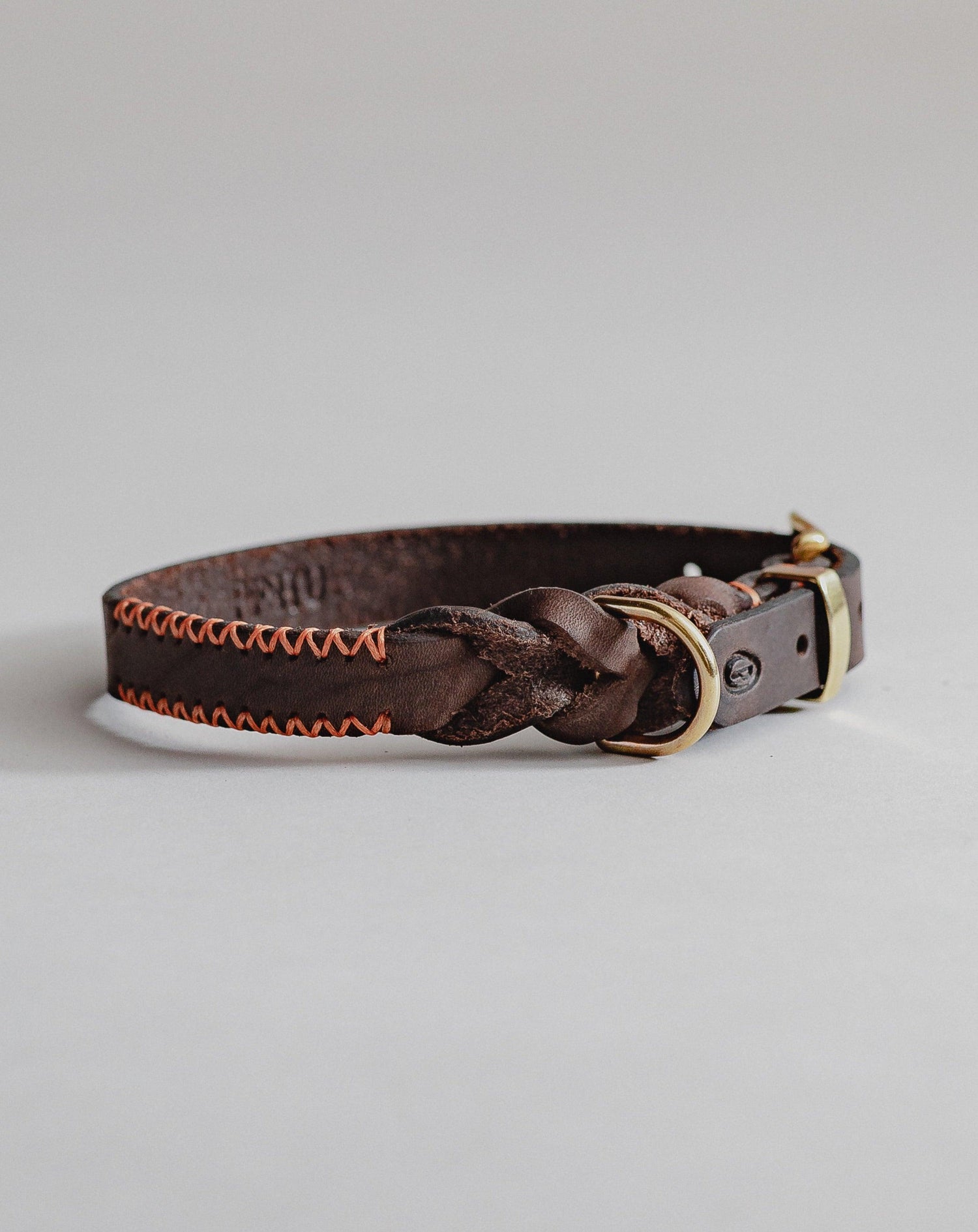 Dog Collar Atlas - Chocolate/Orange - Pintu