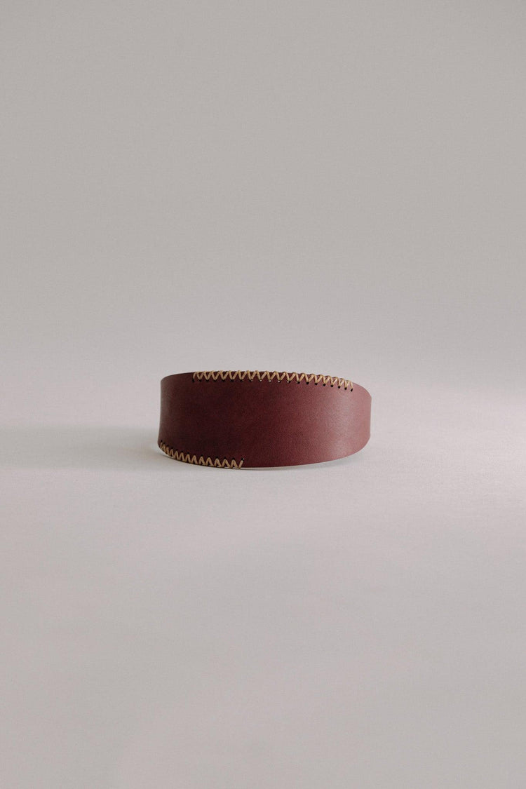 Dog Collar Viento - Cherry/Gold - Pintu