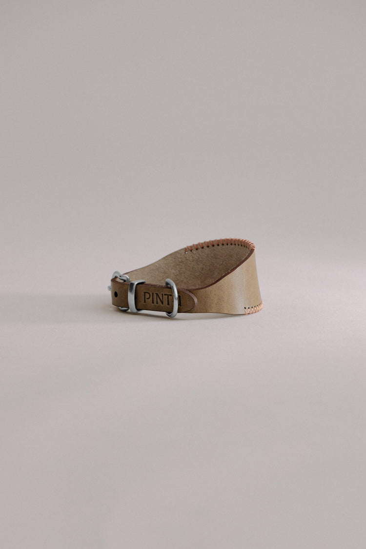 Dog Collar Viento - Olive/Coral - Stainless Steel - Pintu