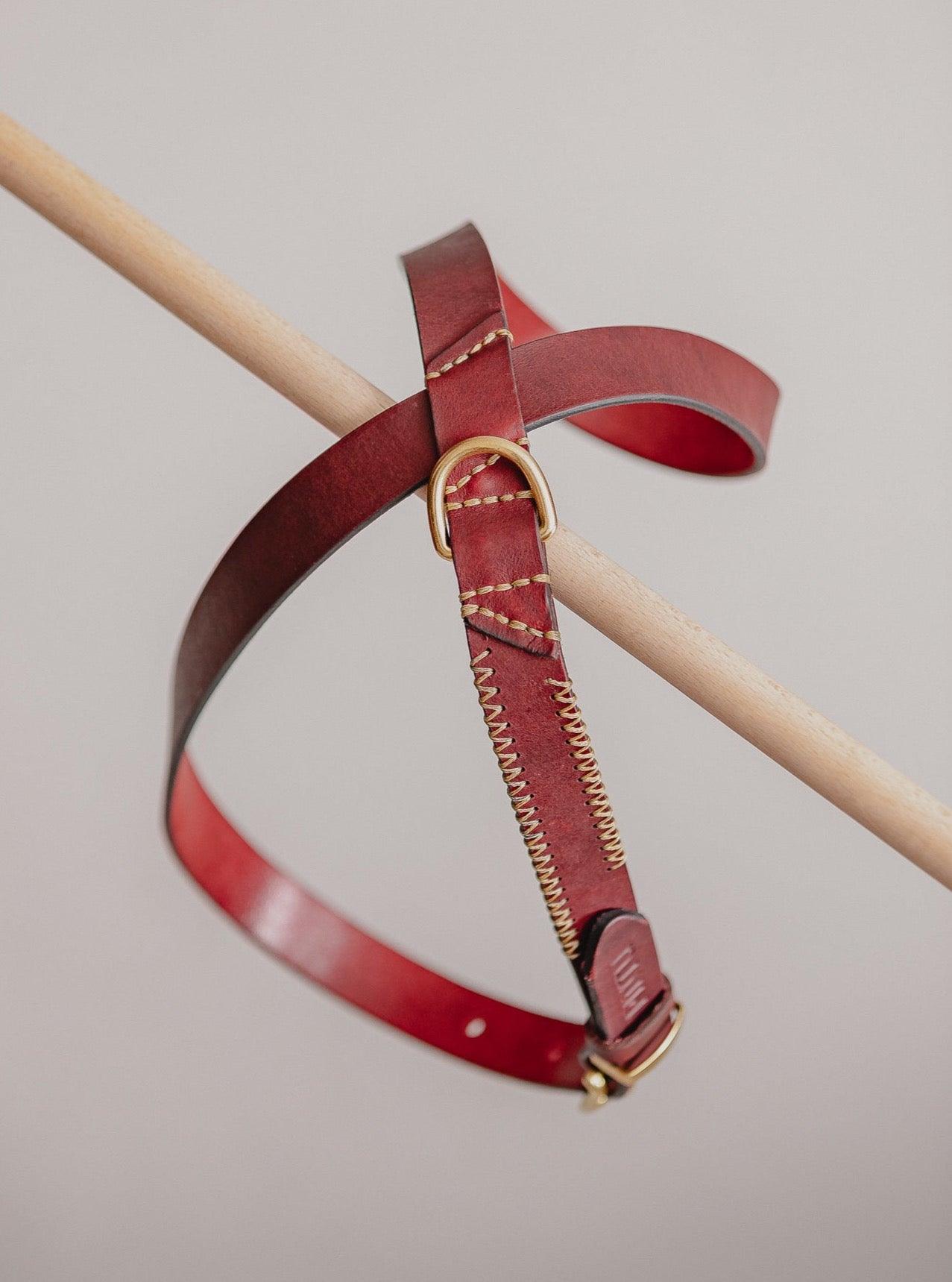 Dog Harness Flynn - Cherry/Gold - Pintu