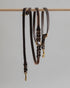 Dog Leash Lumas Adjustable - Chocolate/Orange - Pintu