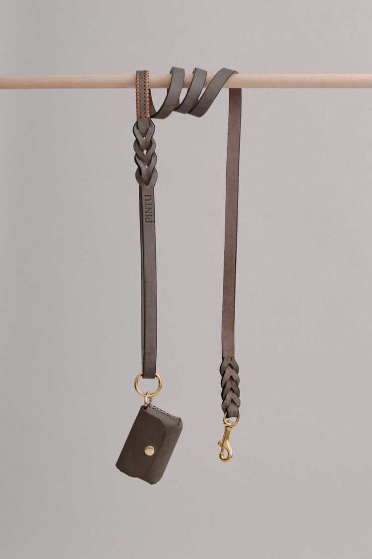 Dog Leash Lumas - Chocolate/Orange - Pintu