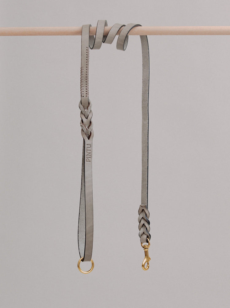 Dog Leash Lumas - Grey/Brown - Pintu