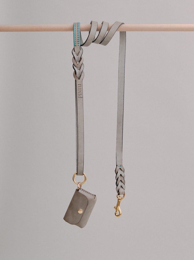 Dog Leash Lumas - Grey/Turquoise - Pintu