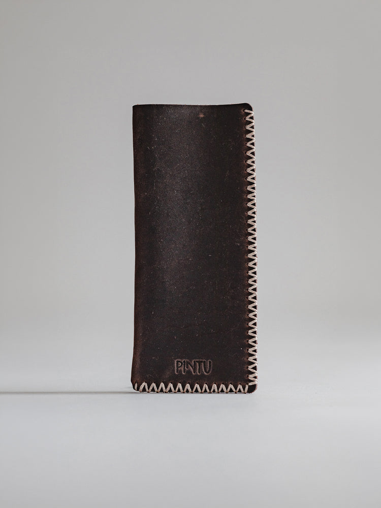 Pintu Eyewear Case - Chocolate/Grey