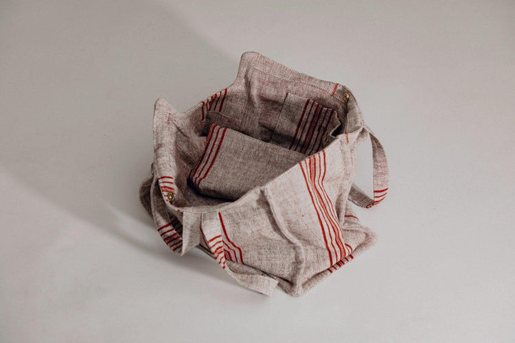 Verano Dog Shopper - Cannes - Chocolate/Orange Stripes - Pintu