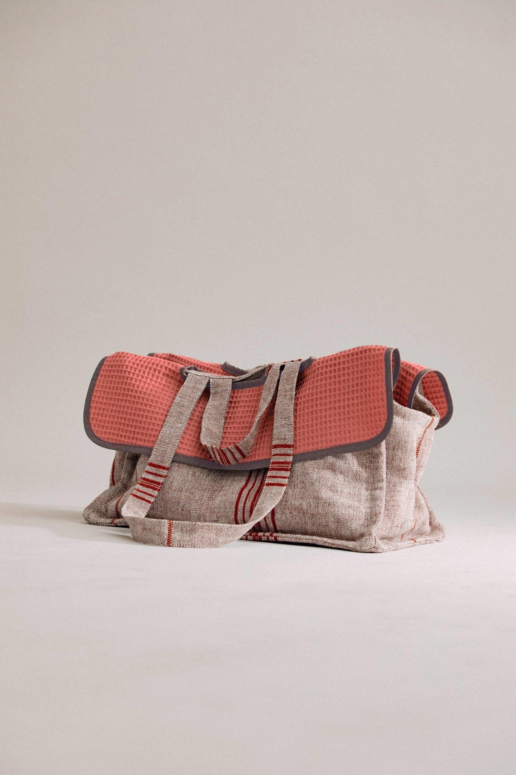 Verano Dog Shopper - Cannes - Chocolate/Orange Stripes - Pintu