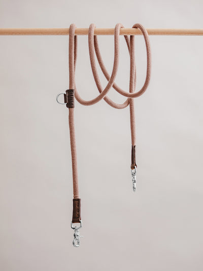 Pintu Dog Leash Tierra - Brown/Chocolate - Stainless Steel