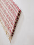Pintu Aire Del Sur Blanket - Beige/Dark Red