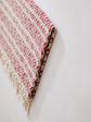 Pintu Aire Del Sur Blanket - Beige/Dark Red