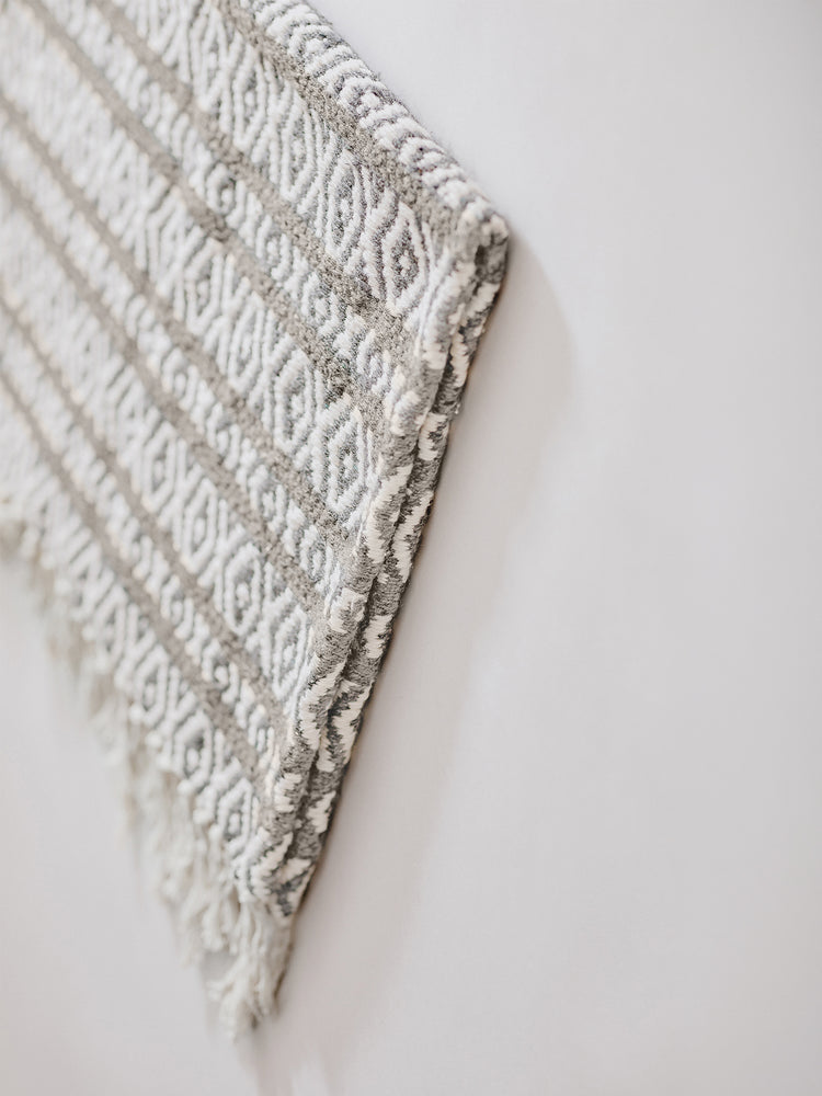 Pintu Aire Del Sur Blanket - Beige/White