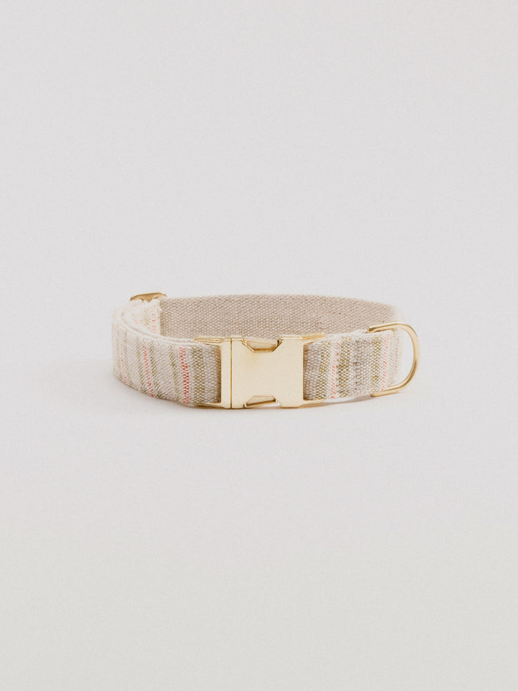 Pintu Alma Collar - Red & Green Stripes