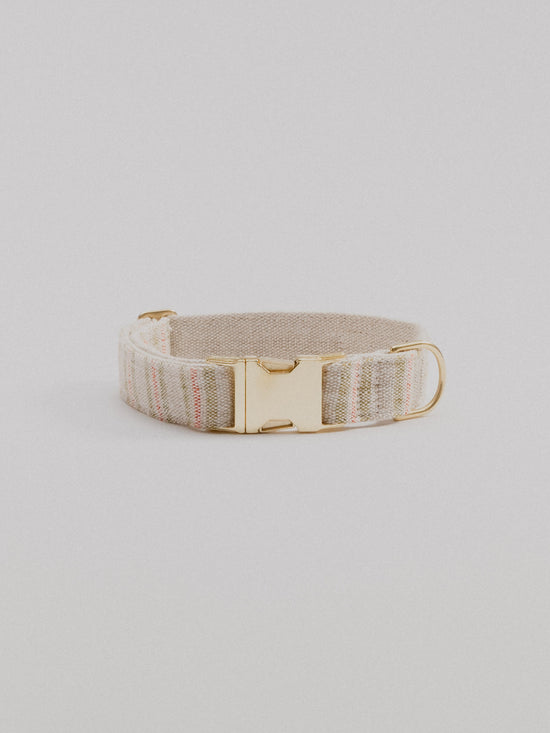 Pintu Collar Alma - Red & Green Stripes