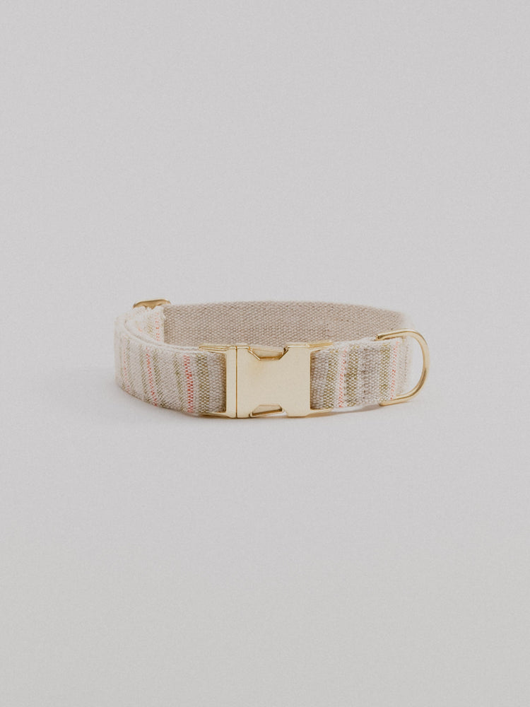 Pintu Collar Alma - Red & Green Stripes