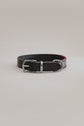 Pintu Dog Collar Porthos - Black/Bordeaux - Stainless Steel