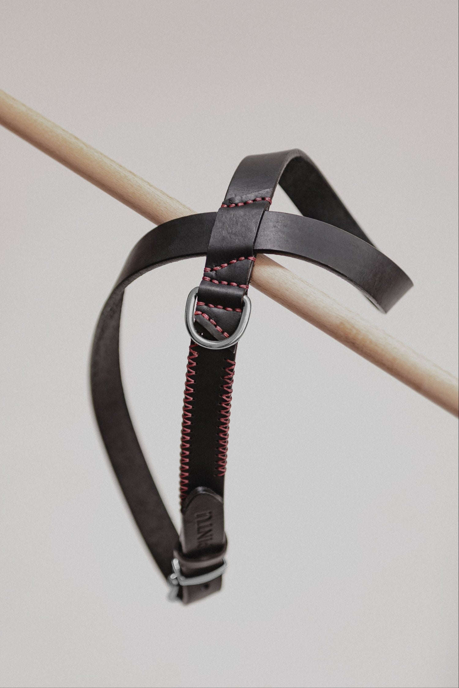 Pintu Dog Harness Flynn - Black/Bordeaux - Stainless Steel