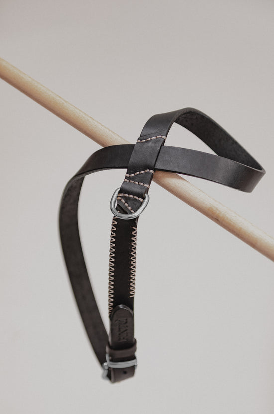 Pintu Dog Harness Flynn - Black/Taupe - Stainless Steel