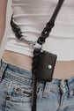 Pintu Dog Leash Lumas Adjustable - Black/Taupe - Stainless Steel