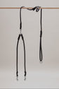 Pintu Double Dog Leash Extension Black