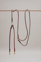 Pintu Double Dog Leash Extension Cherry