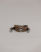 Pintu Double Dog Leash Extension Olive Stainless Steel