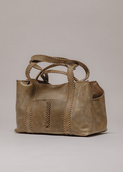 Pintu Solsticio Dog Shopper Olive Front