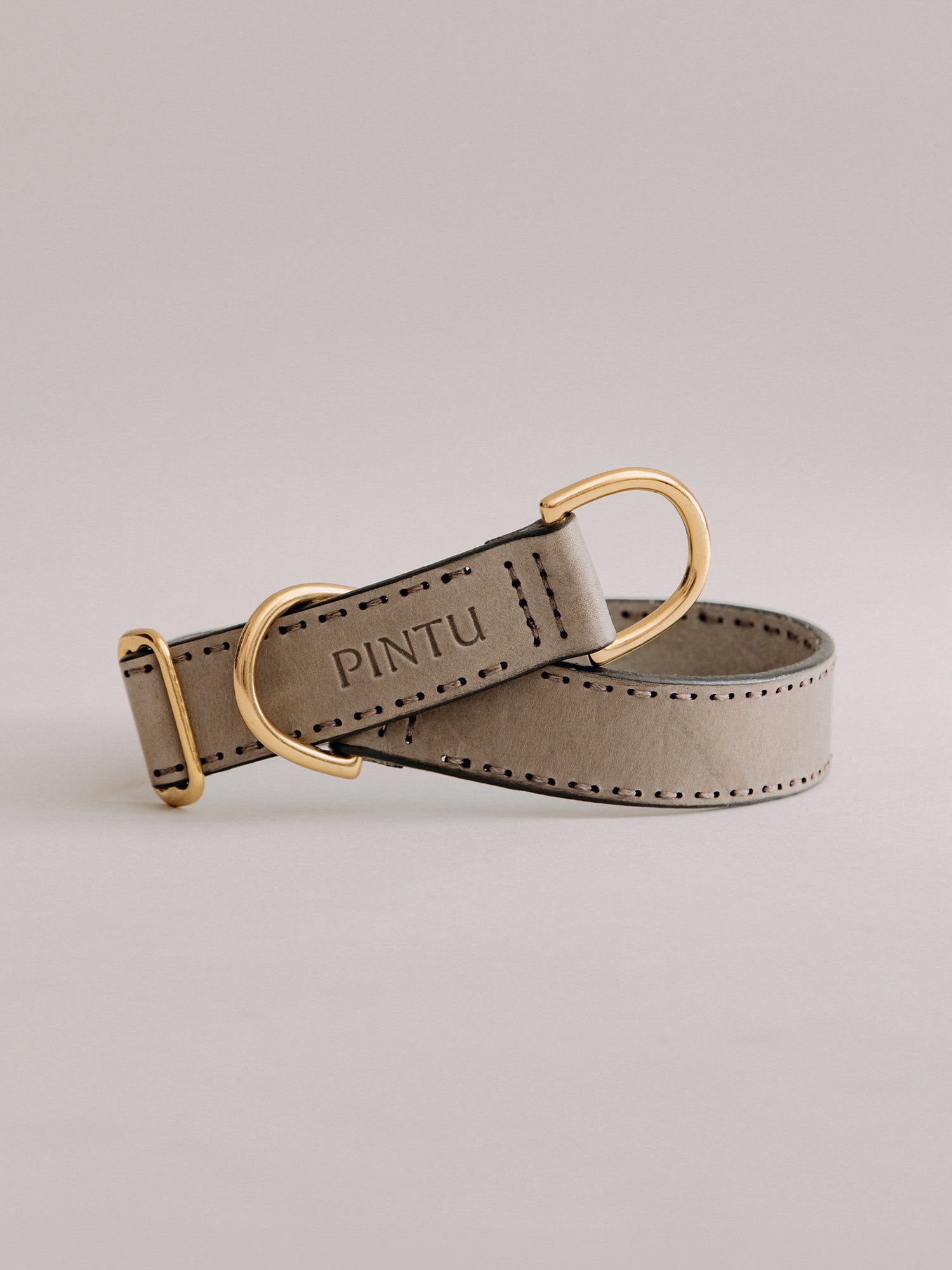 Pintu Dog Collar Bosque - Grey - Brass