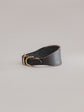Pintu Dog Collar Viento - Black/Taupe - Brass