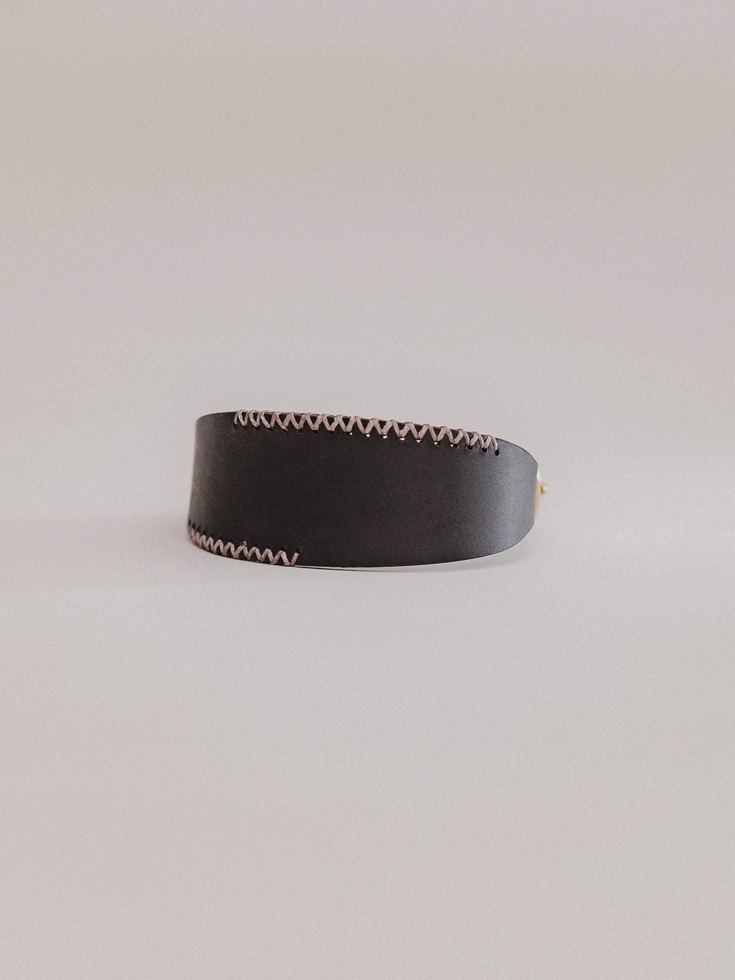 Pintu Dog Collar Viento - Black/Taupe