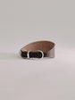 Pintu Dog Collar Viento - Chocolate/Grey - Stainless Steel