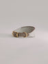 Pintu Dog Collar Viento - Grey/Brown - Brass