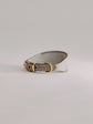 Pintu Dog Collar Viento - Grey/Brown - Brass