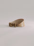 Pintu Dog Collar Viento - Olive/Coral - Brass