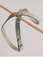Pintu Dog Harness Flynn - Grey/Turquoise - Stainless Steel