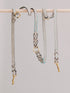 Pintu Dog Leash Lumas Adjustable - Grey/Turquoise - Brass