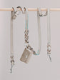 Pintu Dog Leash Lumas Adjustable - Grey/Turquoise - Stainless Steel