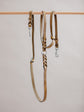 Pintu Dog Leash Lumas Adjustable - Olive/Taupe - Stainless Steel