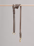 Pintu Dog Leash Lumas - Chocolate/Grey - Brass