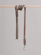 Pintu Dog Leash Lumas - Chocolate/Grey - Stainless Steel