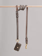 Pintu Dog Leash Lumas - Chocolate/Orange - Brass