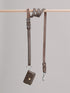 Pintu Dog Leash Lumas - Chocolate/Orange - Stainless Steel