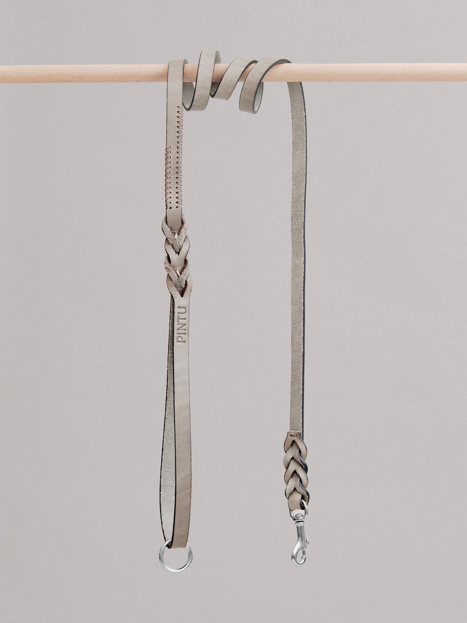 Pintu Dog Leash Lumas - Grey/Brown - Stainless Steel