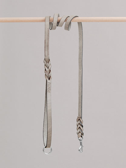 Pintu Dog Leash Lumas - Grey/Brown - Stainless Steel