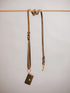 Pintu Dog Leash Lumas - Olive/Taupe - Brass