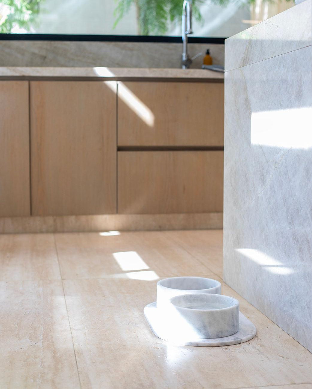 Pintu Dog Bowl - Arctic White