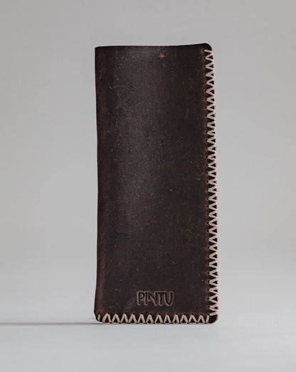Eyewear Case - Chocolate/Grey - Pintu