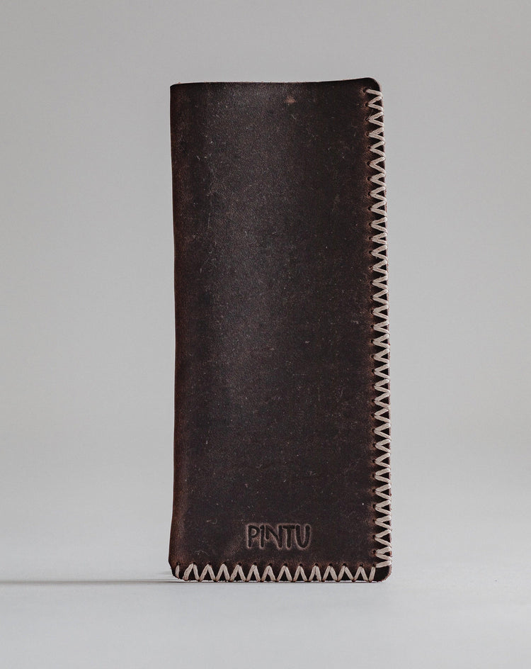 Eyewear Case - Chocolate/Grey - Pintu